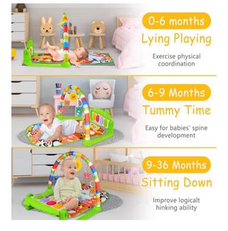 Manta de juego Fisher-Price con arco y juguetes