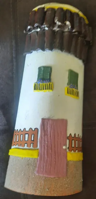 Teja artesanal estilo casa hecha a mano