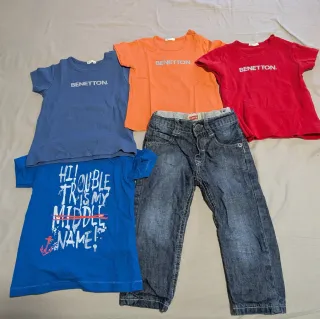 Pantalón Levi's+lote Ropa Bebé 12 Meses