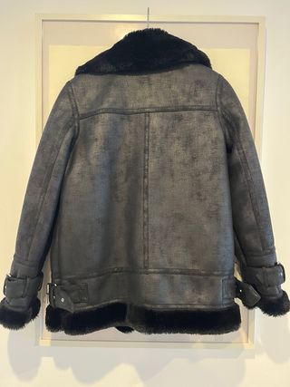 Chaqueta aviador mujer negra