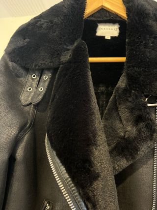 Chaqueta aviador mujer negra