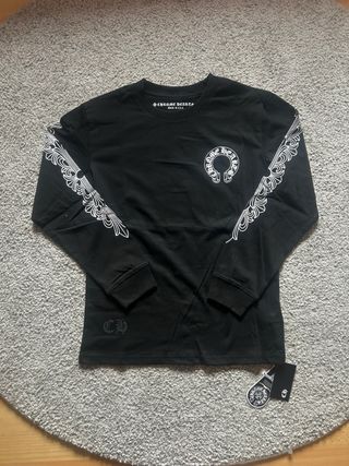 Chrome Hearts Camiseta Manga Larga Negra talla m