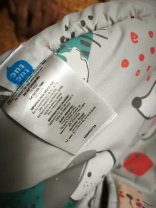 Saco para cochecito con estampado de animales