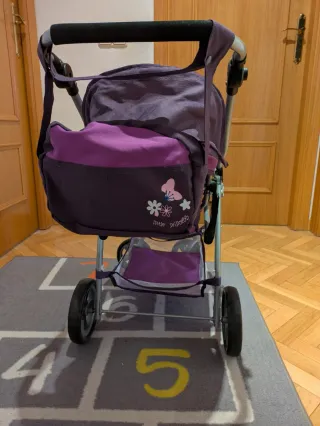 Carrito gemelar de muñecas “Little Princess”