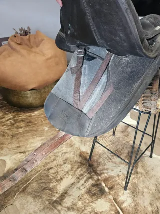 Wintec Silla Montar 18 Marrón Suede