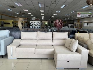 Sofá chaise longue extraíble y reclinable