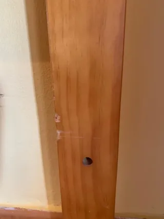 Cabecero de cama de madera