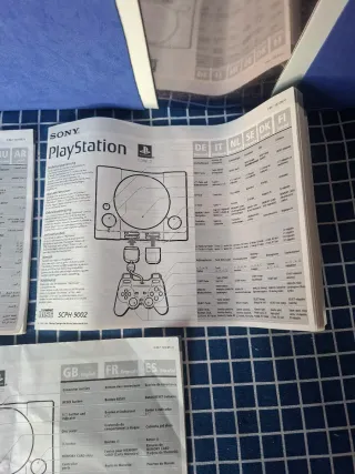 PS1 ORIGINALES MANUALES DE INSTRUCCIONES