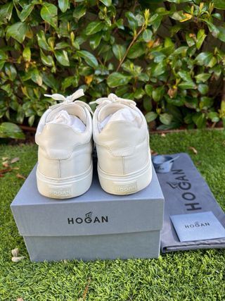 Zapatillas Hogan Hombre Talla 44 (9,5)Blanco/Beige
