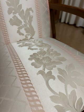 Juego de 2 sillas tapizadas