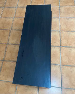 Mueble TV y Estantería Negro Ikea...