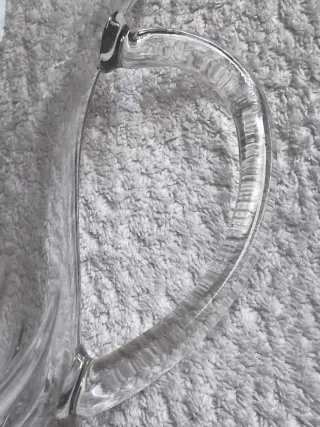 JARRA DE AGUA CRISTAL CON ASA PARA MESA COMEDOR