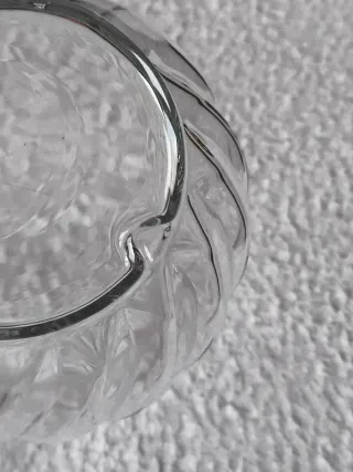 JARRA DE AGUA CRISTAL CON ASA PARA MESA COMEDOR