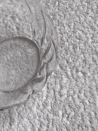 JARRA DE AGUA CRISTAL CON ASA PARA MESA COMEDOR