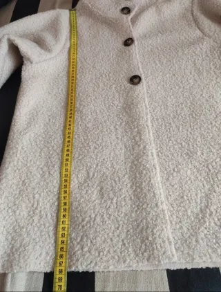 Abrigo beige mujer talla única