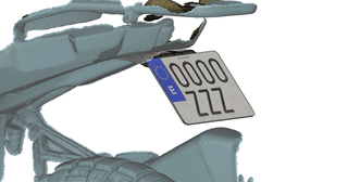 Portamatriculas Kove 800X