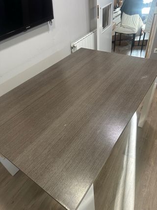 Mesa de comedor/cocina madera y metal