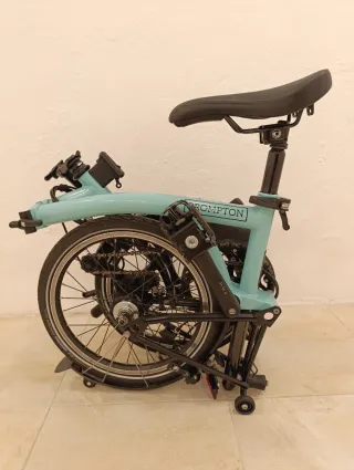 Brompton S6L Black Edition Turquesa