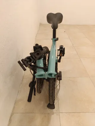 Brompton S6L Black Edition Turquesa