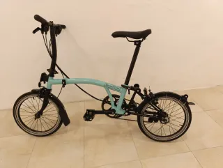 Brompton S6L Black Edition Turquesa
