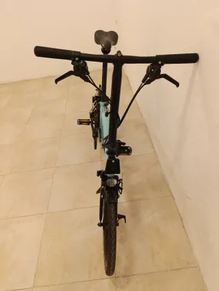 Brompton S6L Black Edition Turquesa