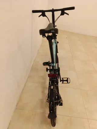 Brompton S6L Black Edition Turquesa