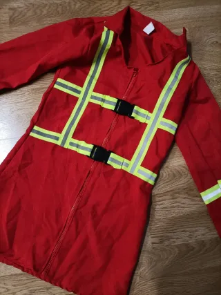 Disfraz Bombero Bombera Talla 7-9 años