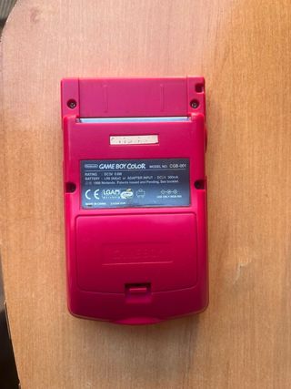 Nintendo Game Boy Color Roja (leer)