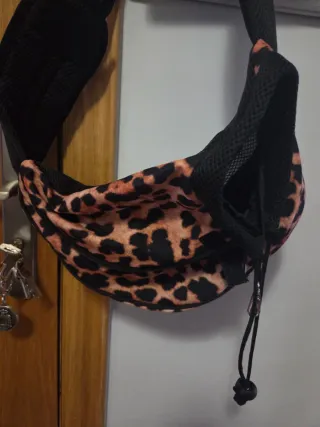 Transportín para perro hasta 5 kgrs animal print