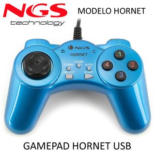 Mando NGS Hornet USB Azul