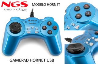 Mando NGS Hornet USB Azul