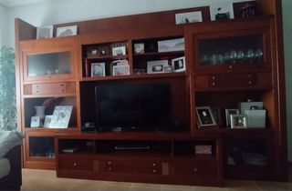 Mueble salón madera cerezo 3,25x2,10