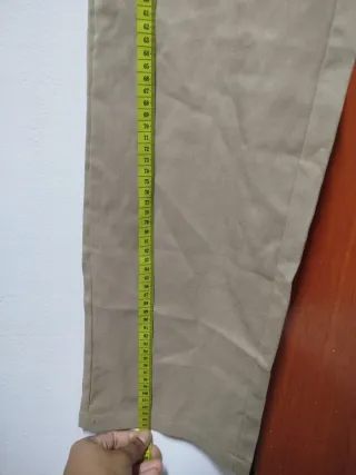 Conjunto chaleco y pantalón beige Talla S