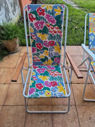 Hamaca de playa multicolor