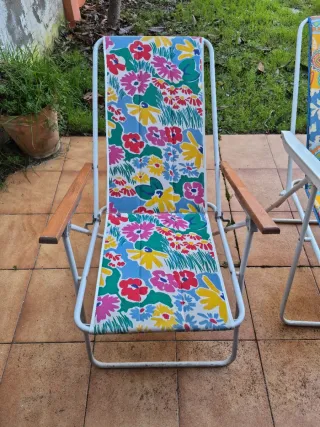 Hamaca de playa multicolor