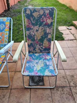 Hamaca de playa multicolor