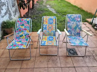 Hamaca de playa multicolor