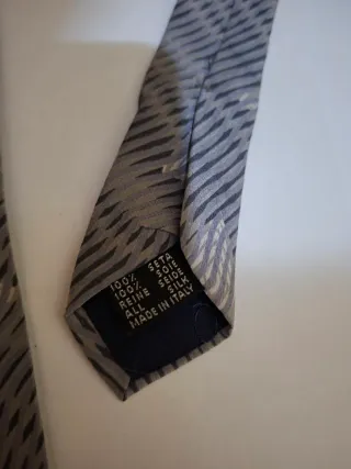 Cravatta Borsalino vintage grigio