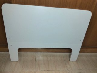 Cama extensible SLÄKT IKEA blanca 80x200 + colchon