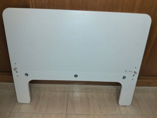Cama extensible SLÄKT IKEA blanca 80x200 + colchon
