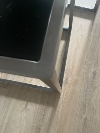 Mesas auxiliares modernas madera y metal