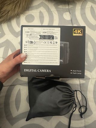 Cámara Digital 4K Viral Negra