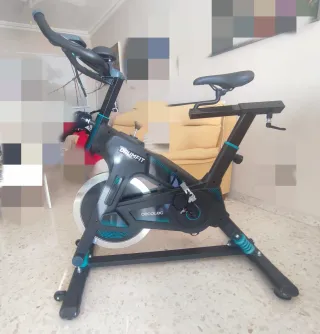 Bicicleta Estática Spinning Drumfit Cecotec