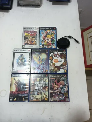 Lote Juegos PS2 + Eye Toy