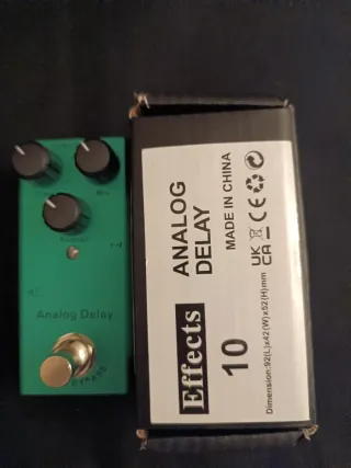Pedal Guitarra Analog Delay