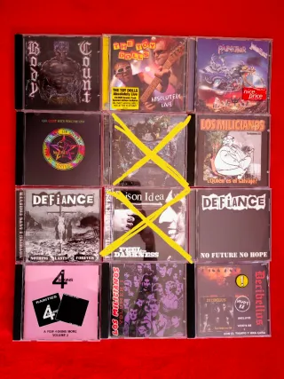 CDs Punk Rock/ Thrash/ Hardcore...excelente estado