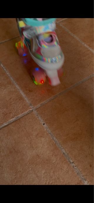 Pattini per bambini unicorno taglia regolabile