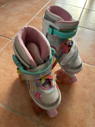 Pattini per bambini unicorno taglia regolabile