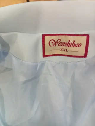 Chaqueta polipiel azul