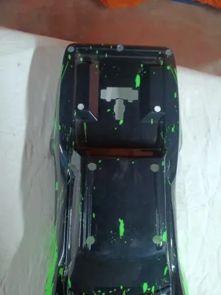 Carrocería RC Crawler Negra y Verde